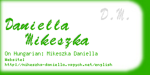 daniella mikeszka business card